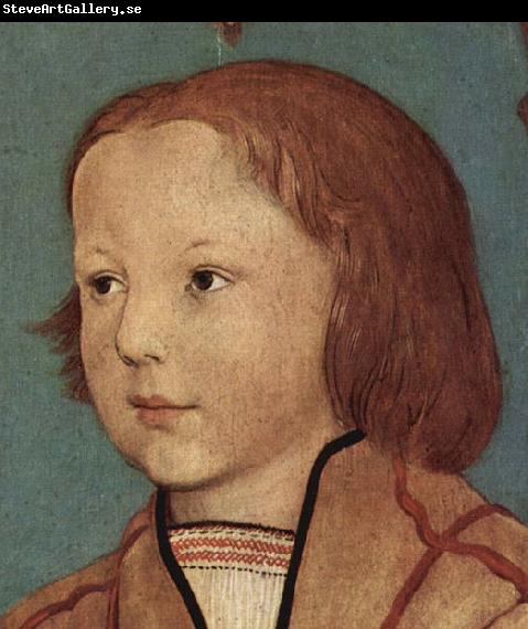 Ambrosius Holbein Portrat eines Knaben mit blondem Haar